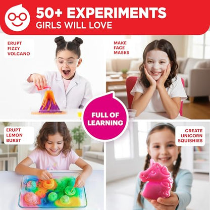 Doctor Jupiter Girls' First Science Experiments Kit for Kids Ages 4+ - style: Girls' First Science Kit Starter: 4+