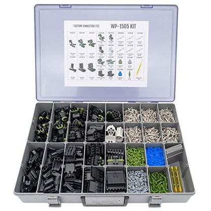 Pro Kit WP-1505 WITH OUT TOOL: Sealed Weatherproof Automotive Electrical Connectors 20-12 Gauge 1500 Piece Kit