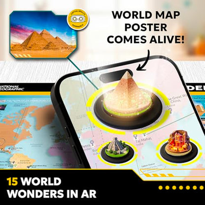 National Geographic World Wonders- VR STEM Science Activity Kit, Kids 8-12