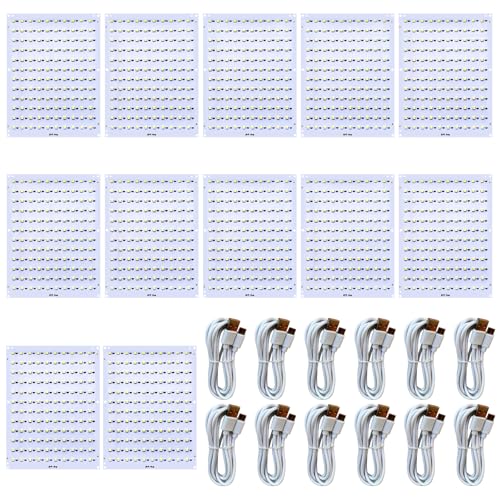 Upgrade 12PCS CMYK LED Backlight Board Kit FAZ007 for Bambu Lab Makerworld Accessories, 120 LED Beads, 3D Printer Light Box 5V Type-c Powered - color: 12 PCS CMYK LED