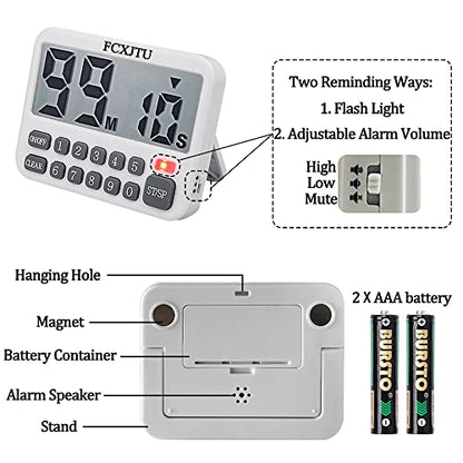 Digital Kitchen Timer, Digits Directly Input Countdown Timer for Cooking - size: YS316