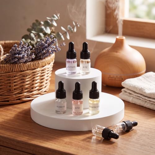 Didaey 100 Pcs Mini Glass Oil Dropper Bottle, 2 ml, Clear - color: Clear, size: 2 ml