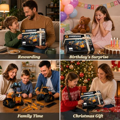 STEM Robot Building Kit with Remote Control STEM Gift for BoysAges 8-13