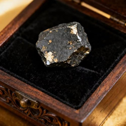 Rocks and mineralsNatural Iron nickelMeteoriteSpace Rock Fragment raw meteoritelodestoneDesktop Ornament for Meteorite Appreciation and Collection (Small)
