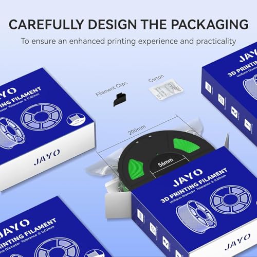 JAYO Gold PLA 3D Printer Filament 1.75mm 1.1kg Spool - color: 1.1kg Gold