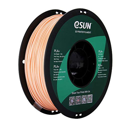 eSUN PLA PRO (PLA+) 3D Printer Filament, Dimensional Accuracy +/- 0.03mm, 1kg Spool, 1.75mm, Beige - color: Beige