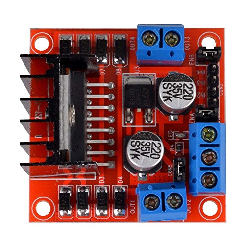 HiLetgo 4pcs L298N Motor Driver Controller Board Module Stepper Motor DC Dual H-Bridge for Arduino Smart Car Power UNO MEGA R3 Mega2560