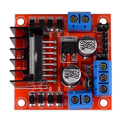 HiLetgo 4pcs L298N Motor Driver Controller Board Module Stepper Motor DC Dual H-Bridge for Arduino Smart Car Power UNO MEGA R3 Mega2560
