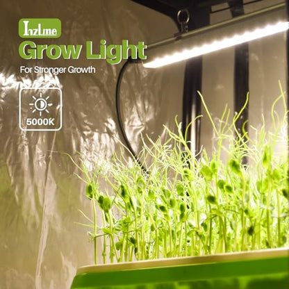 Indoor Greenhouse with Grow Lights, 11.8x15.7x59 - size: greenhouse -11.8×15.7×59inch