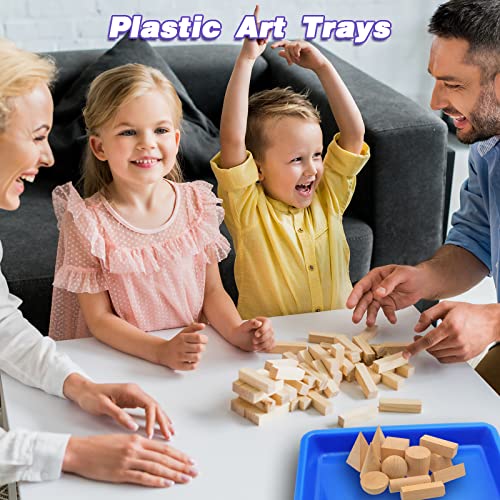10 Pack Activity Plastic Crafts Art Tray,12.4”x 9.3" x 1.2" - size: Medium