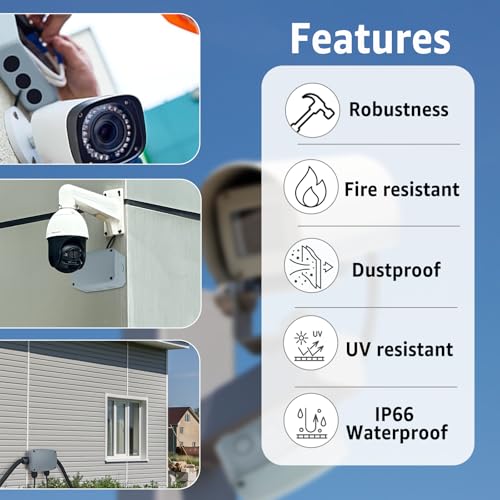 Outdoor Junction Box IP66 Waterproof, Weatherproof Electrical Box 4.9x3.3 - color: Gray, size: 4.87x3.25x2.25"