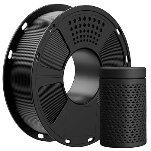 GEEETECH Black PLA Filament 1.75mm 1KG for Bambu AMS - color: 1kg Pla Black