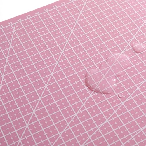 A5 Self-Healing Cutting Mat, Double-Sided Craft Mat with Grid Lines, Precision Rotary Cutting Board for Office Desk, Art Craft, Sewing, Hobby, and DIY Projects ﻿ (Black) - color: Black