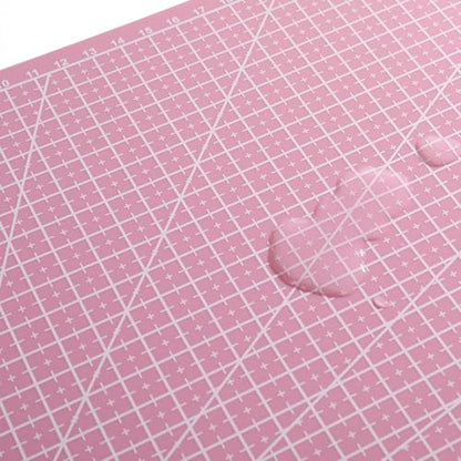 A5 Self-Healing Cutting Mat, Double-Sided Craft Mat with Grid Lines, Precision Rotary Cutting Board for Office Desk, Art Craft, Sewing, Hobby, and DIY Projects ﻿ (Blue) - color: Blue