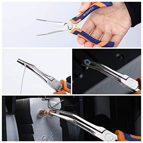 6 Inch Mini 45-Degree Bent Long Nose Pliers, Jewelry/Craft Making, Repairing - style: 6 Inch Bent Long Nose Pliers