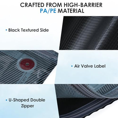 3D Printer Filament Storage, Filament Vacuum Storage Bags with Vacuum Pump 20 Pack Light-Proof Storage Bags Vacuum Sealed for 3D Filament Keeping Dry 3D Printer Accessories