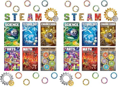 Teacher Created Resources STEAM Bulletin Board (TCR2150) Large (Pack of 2) - size: Large (Pack of 2)