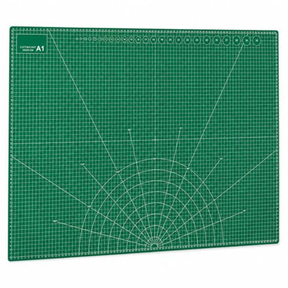 Self Healing Cutting Mat 36" x 24", Double Sided Grid，Green - color: Green, size: 36"L x 24"W