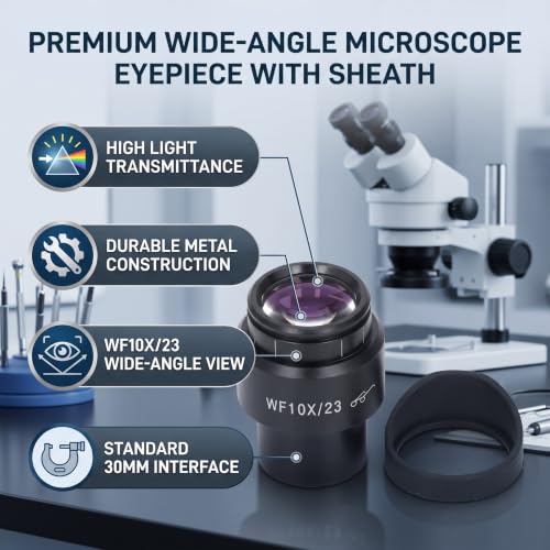 Microscope Eyepiece WF10X 30mm Mount, 23mm Widefield