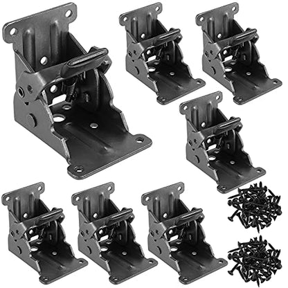 HAKZEON 8 Pack Folding Brackets,90 Degree