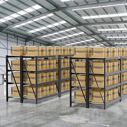 WORKPRO Heavy Duty Metal Garage Shelving, 68"W x 24"D x 65"H, 7200 LBS Load - size: 68"W x 24"D x 65"H