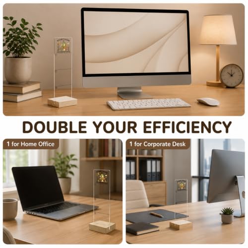 Everything is Figureoutable Memo Board Office Acrylic Monitor Memo Board - color: Everything is Figureoutable