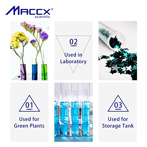 10ml Sturdy Glass Test Tubes, 16x100mm, Pack of 50, Borosilicate Glass Material, TTG016-050 - style: 50pcs of Vol.16ml(16x100mm)