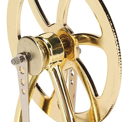 Pilipane Stirling Engine Motor Model Gold Simple Operation Low Noise Stirling Scientific Physical Model Science Experiment Toy