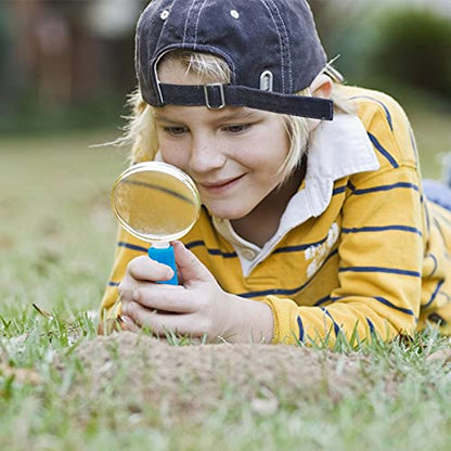 Magnifying Glass Kids 30 Pieces Plastic Magnifier Colorful Mini Hand Lens