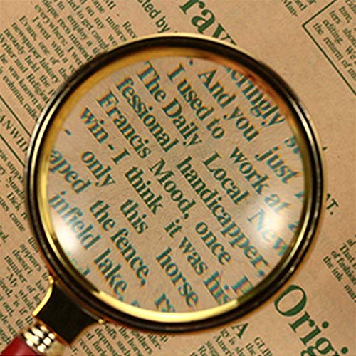 20x HD Handheld Magnifying Glass, Suitable for Children and Elderly Students to Read The Magnifying Glass