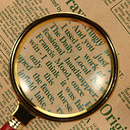 20x HD Handheld Magnifying Glass, Suitable for Children and Elderly Students to Read The Magnifying Glass