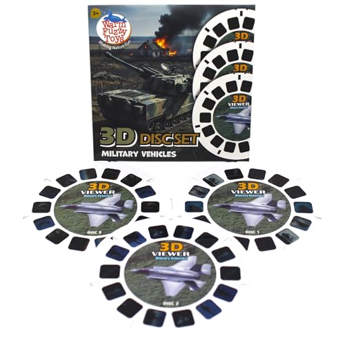 WARM FUZZY Viewfinder Reels Military Vehicles | 3 Reels - color: Military Vehicles