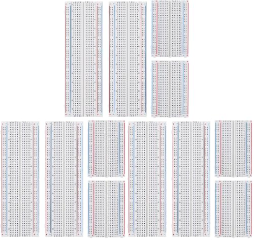breadboard Set Prototype Board 2Pcs 400 Point and 2Pcs 830 Point Solderless Board Kit (Pack of 3) - size: 2x830+2x400 (Pack of 3)