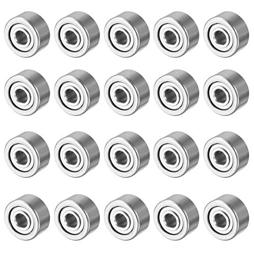 uxcell 20pcs MR62ZZ 2mmx6mmx2.5mm Double Shielded Miniature Deep Groove Ball Bearing - size: 2mmx6mmx2.5mm