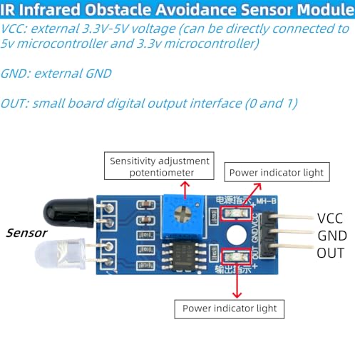 10Pcs IR Sensor Infrared Sensing Sweep Proximity Sensor Module