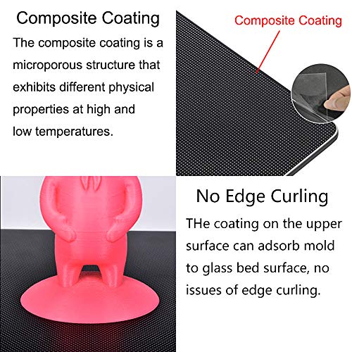 Ceality Glass Bed 310x320x4mm, Build Surface for CR-10 / Ender-3 Max