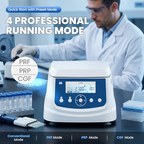 Mxmoonant Centrifuge Machine, 15ml Lab PRP Benchtop Centrifuges