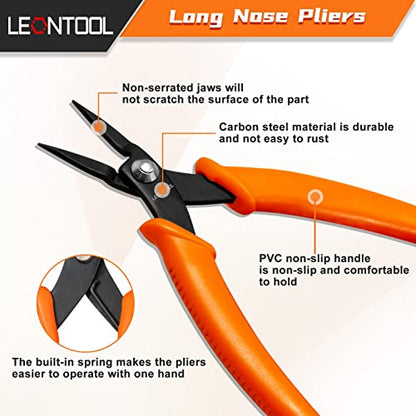 5-Inch Long Nose Pliers Specialty Pointed Nose Tweezer Nose Pliers - style: Long Nose Pliers