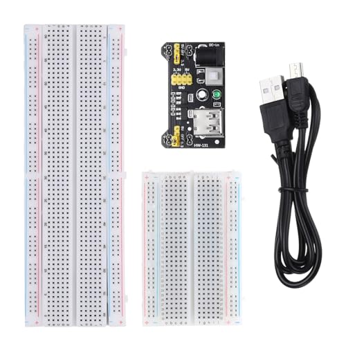 MECCANIXITY Breadboard Electronics Component Fun Kit 830/400 Tie-Points