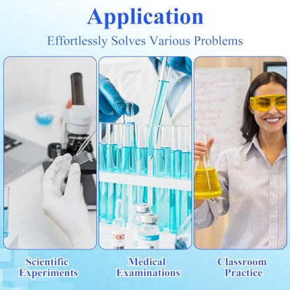 Stool Sample Collection Kit,25-30ml Screw Top Sample Jar with Spoon ﻿ - color: Blue