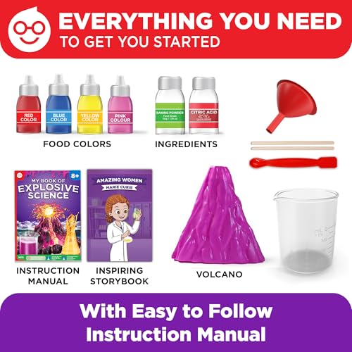 Doctor Jupiter Girls' Explosive Science Experiments Kit for Kids Ages 8+ - style: Explosive Girls': 8+