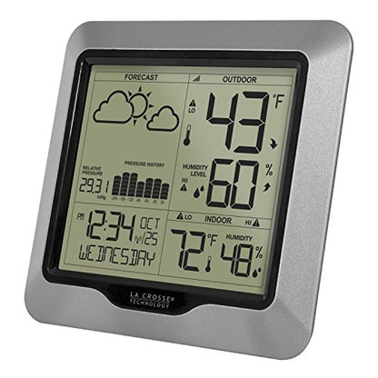 308-1417 Wireless Barometric Pressure Weather Station with WWVB Time, 330ft