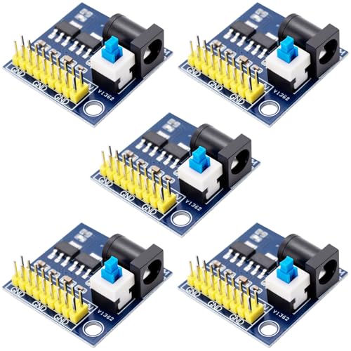 5-Pack DC-DC Power Module, 12V to 3.3V/5V Triple Output