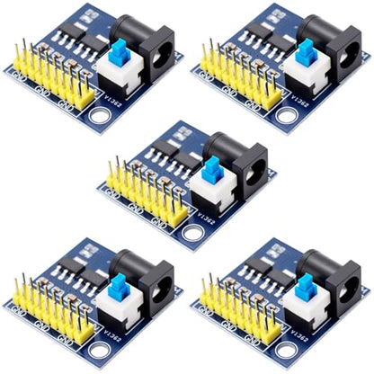 5-Pack DC-DC Power Module, 12V to 3.3V/5V Triple Output