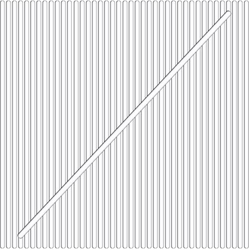 Relaxweex 48 Pcs U Glass Stirring Rods Bulk 12 Inch Length Glass Sticks
