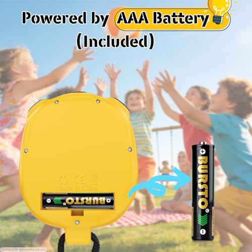 Simple Stopwatch Timer, Single Lap Stopwatch Countdown Timer, No Hourly Beep, On/Off, AAA Battery(Included), Large Display, Easy to Use, Ideal for Kids Coaches Yellow - color: Yellow