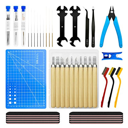 3D Printer Tool Kit, for Cleaning, Removal Finishing Cutting - size: Large Tool Kit