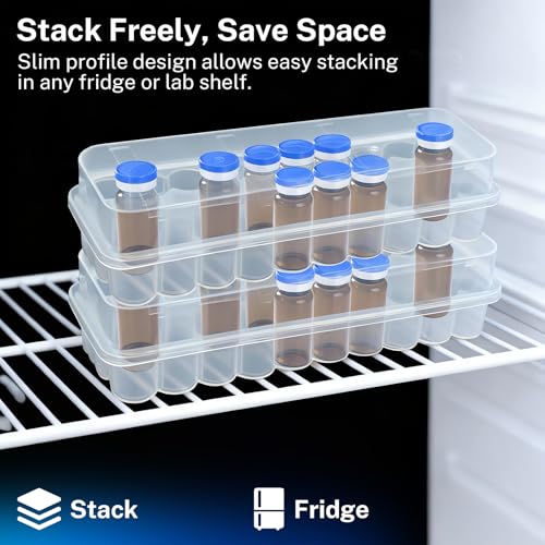 24-Slot 3ml Peptide Vial Fridge Organizer - color: A4