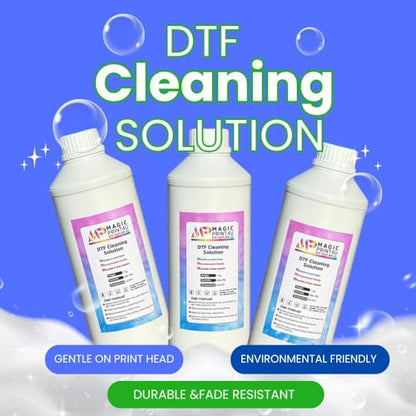 DTF Cleaning Solution 1000ml for Printhead Wet Capping Daily Maintenance Fluid Prevents Drying & Minor Clogs Gentle Formula for DTF Printers Ensures Smooth Printing Performance - size: 33.81 Fl Oz (Pack of 1)