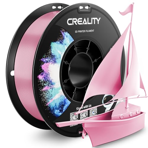 CREALITY PETG Filament 1.75mm 3D Printer Filament, 1kg (2.2lb) Neatly Wound Spool, Dimensional Accuracy ±0.03mm, 2026 Latest Batch, Fit for Ender, Bambu Lab, Anycubic,ELEGOO FDM Printers, Pink - color: 1kg Pink Petg With Spool, size: 1.75 mm